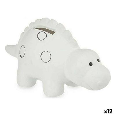 Spaarpot die je kunt verven Pincello Keramisch Dinosaurus 6,5 x 8,7 x 16 cm 15,7 x 8,5 x 6 cm 16 x 8,7 x 6,5 cm (12 Stuks)