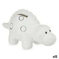 Spaarpot die je kunt verven Pincello Keramisch Dinosaurus 6,5 x 8,7 x 16 cm 15,7 x 8,5 x 6 cm 16 x 8,7 x 6,5 cm (12 Stuks)