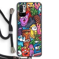 Vexx Mixtape: Xiaomi Redmi Note 10 5G Transparant Hoesje met koord