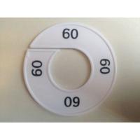 Maatring 9cm wit/zwart 60