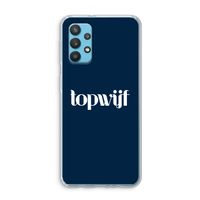 Topwijf Navy: Samsung Galaxy A32 4G Transparant Hoesje