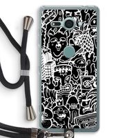 Vexx Black Mixtape: Sony Xperia XZ2 Compact Transparant Hoesje met koord