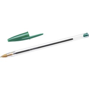 Balpen Bic Cristal groen medium