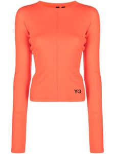 Y-3 t-shirt en coton biologique à logo imprimé - Orange