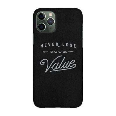 Never lose your value: Volledig geprint iPhone 11 Pro Hoesje