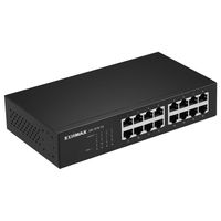 Edimax GS-1016 V2 netwerk-switch Managed Gigabit Ethernet (10/100/1000) Zwart - thumbnail