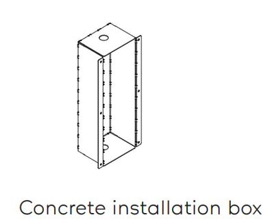 Kreon - Concrete installation box