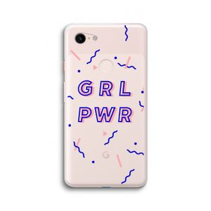 GRL PWR: Google Pixel 3 XL Transparant Hoesje