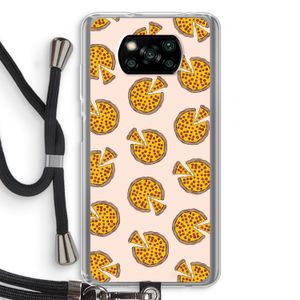 You Had Me At Pizza: Xiaomi Poco X3 Pro Transparant Hoesje met koord
