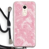 Abstract Painting Pink: Xiaomi Redmi 5 Transparant Hoesje met koord