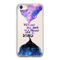 Stars quote: iPhone 8 Transparant Hoesje