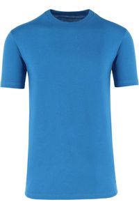 RAGMAN Regular Fit T-Shirt ronde hals koninklijk, Effen