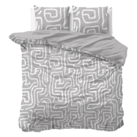 Dekbedovertrek Katoen - Keno - Lits-Jumeaux (240x220 Cm) - Meerkleurig Katoen - - Sleeptime Pure - Dekbed-Discounter.nl