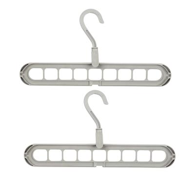 Ruimtebesparende Kledinghanger - 2x - kunststof - 30 cm - Kledingkasthanger