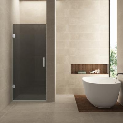 Nisdeur Wiesbaden Less 70x200 cm 8 mm Nano Rookglas Chroom