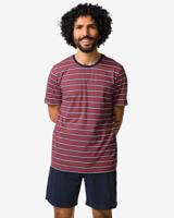 HEMA Herenshortama Jaap jersey retro donkerblauw (donkerblauw)