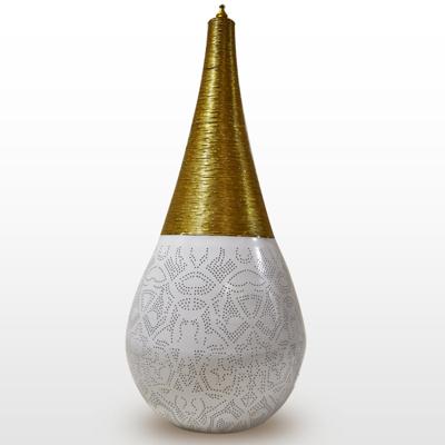 Vloerlamp Alisha wit/goud XL