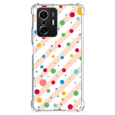 Xiaomi 11T | 11T Pro Doorzichtige Silicone Hoesje Dots Xiaomi 11T | 11T Pro Doorzichtige Silicone Hoesje Dots