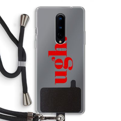 Ugh: OnePlus 8 Transparant Hoesje met koord