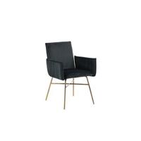 Venture Home Petra Stoel 60 x 87 x 57 - Zwart