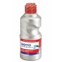 Dikke metallic zilveren verf 250 ml