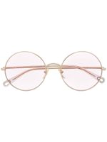 Chloé Eyewear lunettes de soleil à monture ronde - Or