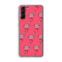 Flamingo: Samsung Galaxy S21 Plus Transparant Hoesje