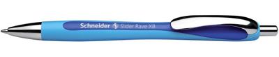 Schneider balpen Slider Rave, extra breed, blauwe inkt, blauw