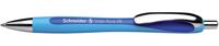Schneider balpen Slider Rave, extra breed, blauwe inkt, blauw