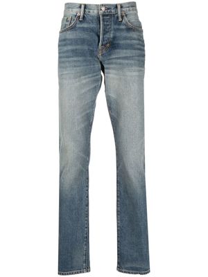 TOM FORD jean à effet délavé - Bleu