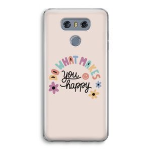 Happy days: LG G6 Transparant Hoesje
