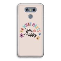 Happy days: LG G6 Transparant Hoesje