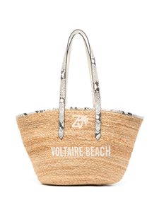 Zadig&Voltaire sac cabas Le Beach Voltaire - Tons neutres