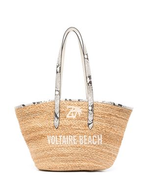 Zadig&Voltaire sac cabas Le Beach Voltaire - Tons neutres