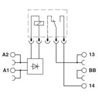 Phoenix Contact PLC-BPT- 24DC/ 1/ACT Relaissocket 10 stuk(s) - thumbnail