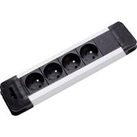 Bachmann 19.07.1144 Stekkerdoos Grijs, Zwart Randaarde stekker 1 stuk(s)