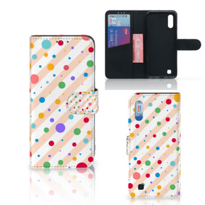 Samsung Galaxy M10 Telefoon Hoesje Dots