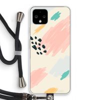 Sunday Chillings: Pixel 4 Transparant Hoesje met koord