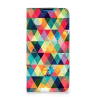 iPhone 14 Pro Max | Hoesje met Magneet | Geruit