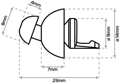 OXFORD oordopjes "filter buds". hearing protection filter buds small fit