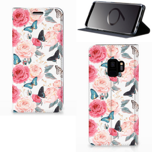 Samsung Galaxy S9 Smart Cover Butterfly Roses