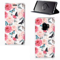 Samsung Galaxy S9 Smart Cover Butterfly Roses - thumbnail