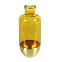 Countryfield vaas naomi mosterdgeel 31 cm | 4 stuks