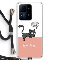 GSM poes: Xiaomi Mi Mix 4 Transparant Hoesje met koord