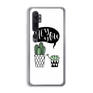 Hey you cactus: Xiaomi Mi Note 10 Pro Transparant Hoesje