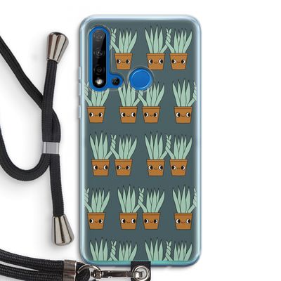 Sansevieria: Huawei P20 Lite (2019) Transparant Hoesje met koord