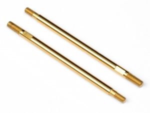 Titanium nitride coated shock shaft 3x58mm (2pcs)