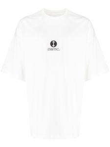 OAMC t-shirt Altitude à logo imprimé - Blanc