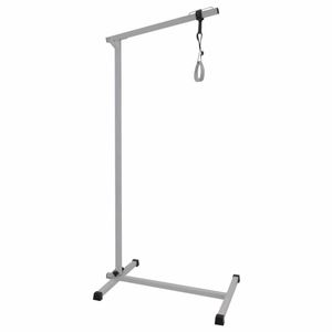 Bedpapegaai inklapbaar met voet | Bedheffer | Bedgalg | Maximaal 130 kg | Met verstelbare band en handgreep | Wit | HE430915