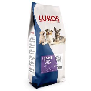 Lukos Adult Medium met lam & rijst - premium hondenvoer 3 kg